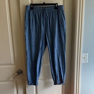 J Crew Pullon Chambray Pants